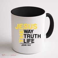 Jesus The Way Truth Life John 14:6 Coffee Mug thumb 1