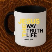 Jesus The Way Truth Life John 14:6 Coffee Mug thumb 2