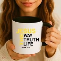Jesus The Way Truth Life John 14:6 Coffee Mug thumb 3