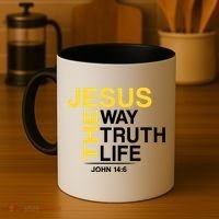 Jesus The Way Truth Life John 14:6 Coffee Mug thumb 4