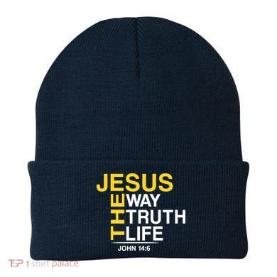 Jesus The Way Truth Life John 14:6 Beanie