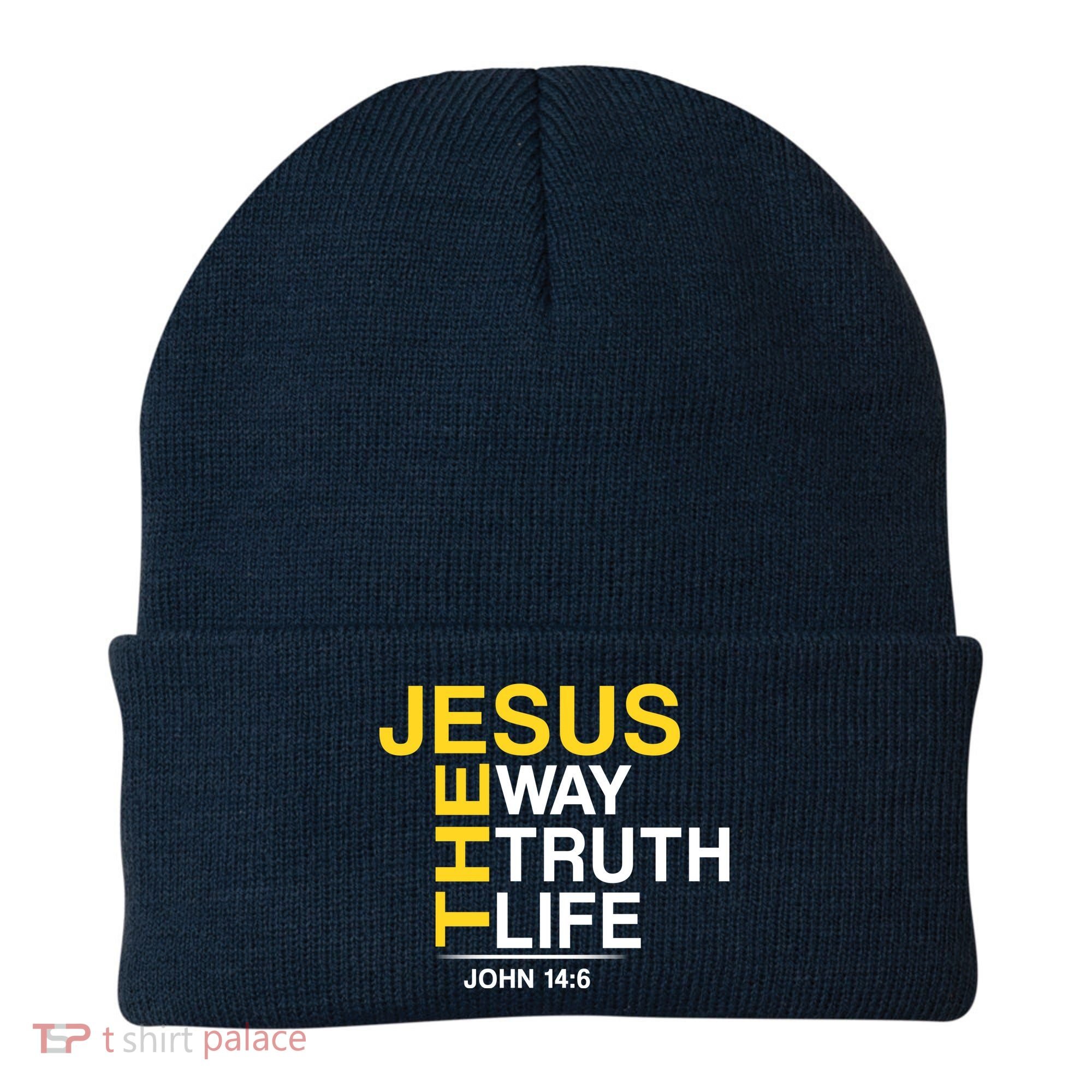 Jesus The Way Truth Life John 14:6 Beanie