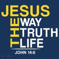 Jesus The Way Truth Life John 14:6 Kids Sweatshirt thumb 2