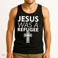 Jesus Was A Refugee Anti Travel Ban Welcome Refugees Tank Top thumb 3