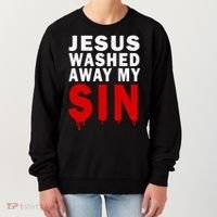 Jesus Washed Away My Sin Women's Sweatshirt thumb 0