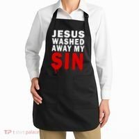 Jesus Washed Away My Sin Apron thumb 2