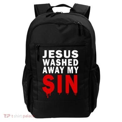 Jesus Washed Away My Sin Backpack
