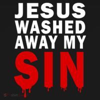 Jesus Washed Away My Sin Button thumb 1