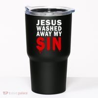 Jesus Washed Away My Sin Tumbler thumb 0
