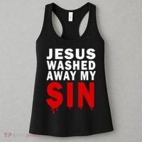 Jesus Washed Away My Sin Women's Tank Top thumb 3