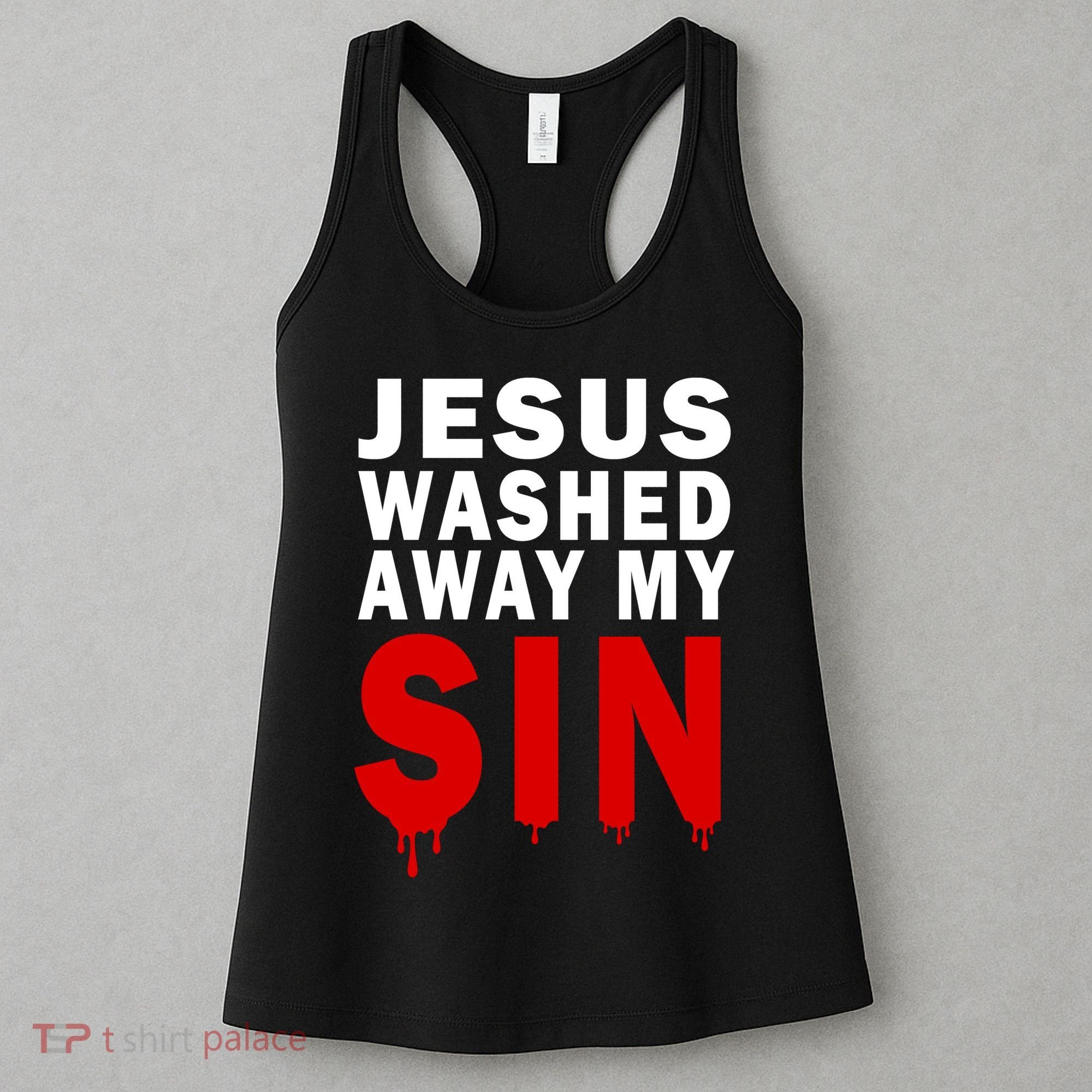 Jesus Washed Away My Sin Women's Tank Top