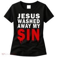 Jesus Washed Away My Sin Women's T-Shirt thumb 0