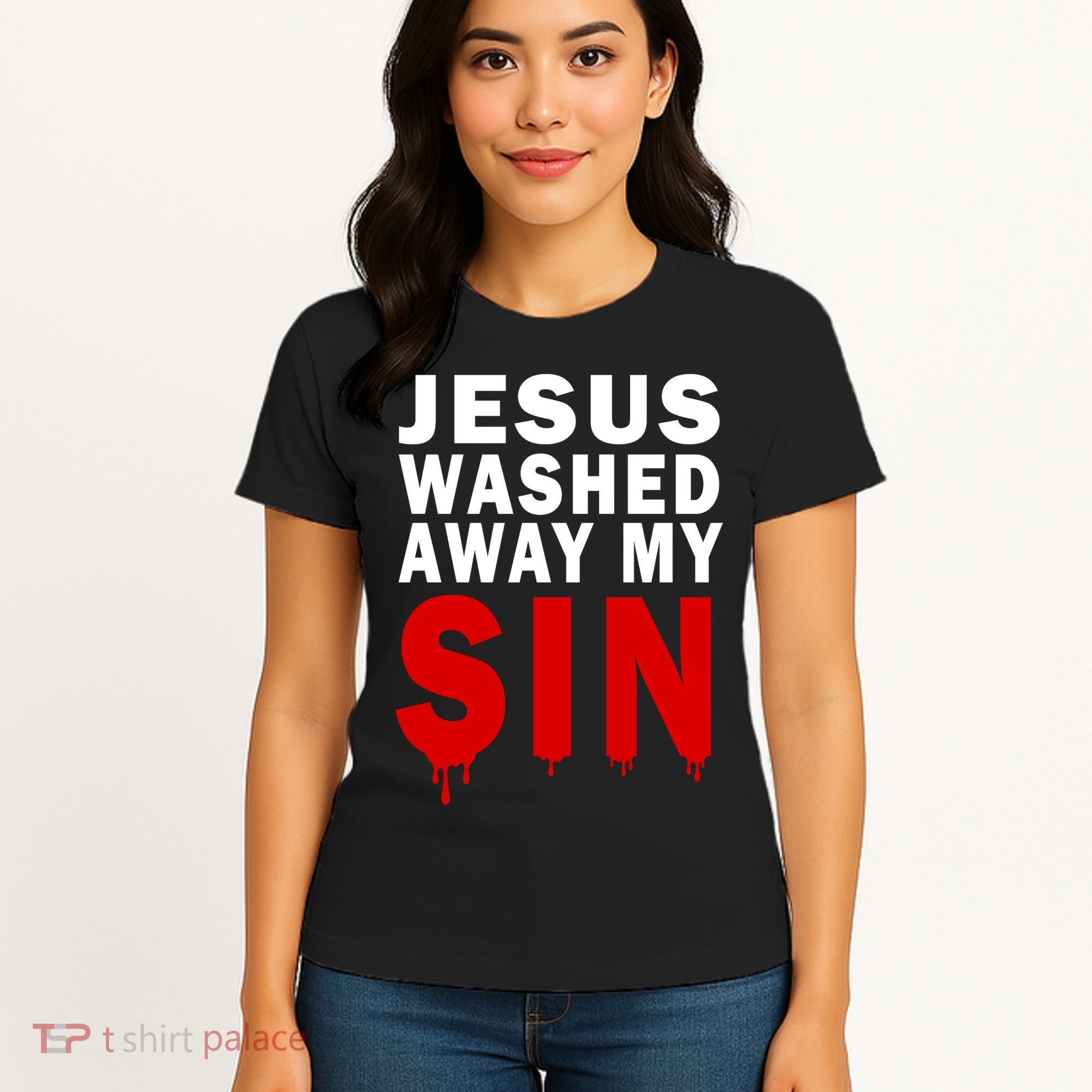 Jesus Washed Away My Sin Women's T-Shirt