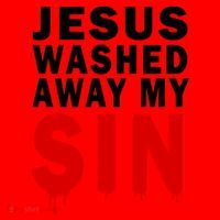 Jesus Washed Away My Sin Santa Hat thumb 1