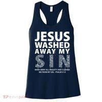 Jesus Washed Away My Sin Catholic Women's Tank Top thumb 0