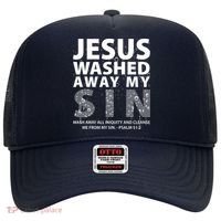 Jesus Washed Away My Sin Catholic Hat thumb 0