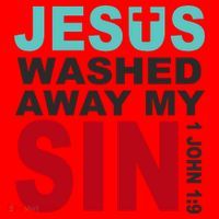 Jesus Washed Away My Sin John 1:9 Santa Hat thumb 1