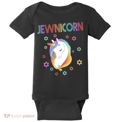 Jewnicorn Baby Bodysuit