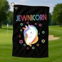 Jewnicorn Golf Towel thumb 1