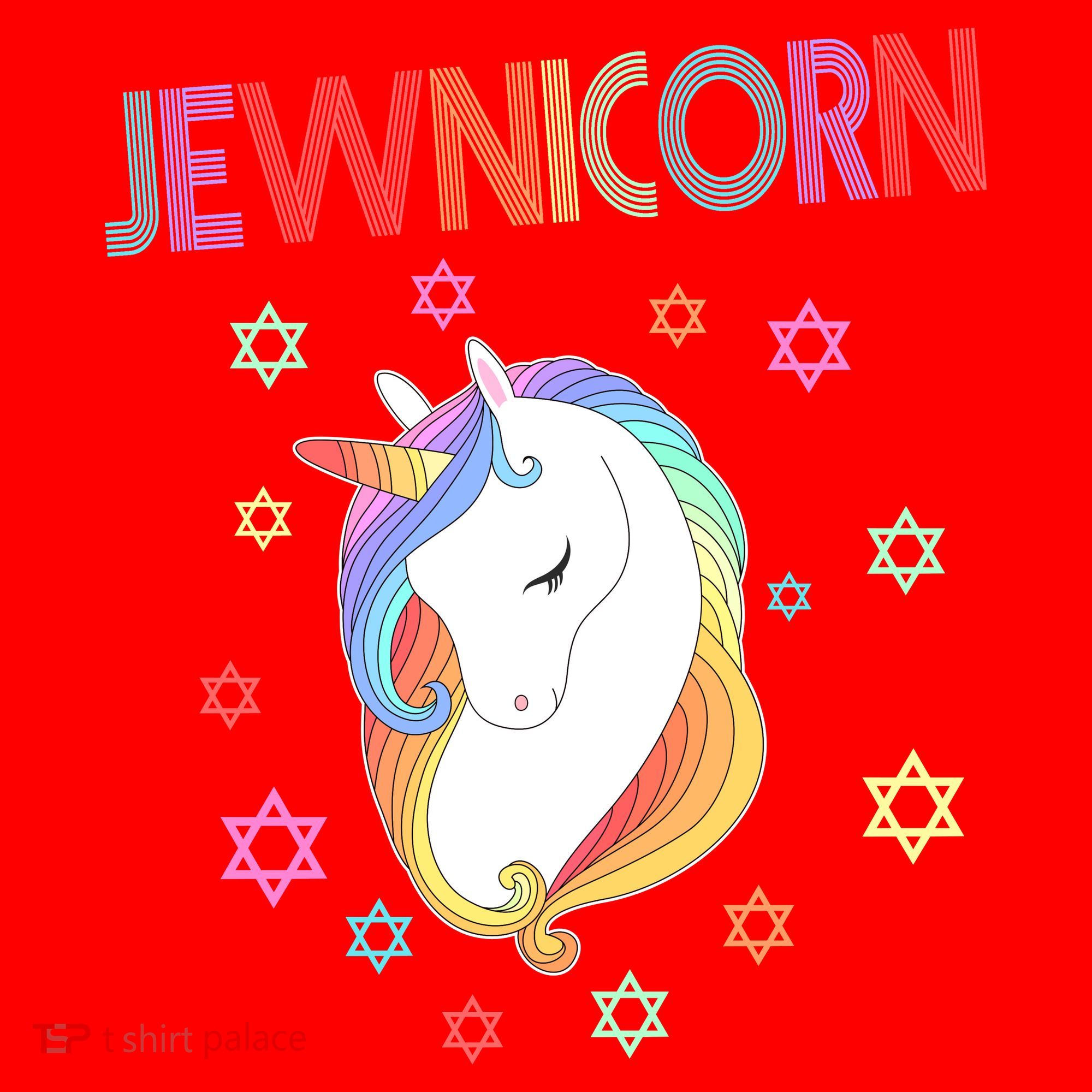 Jewnicorn Santa Hat