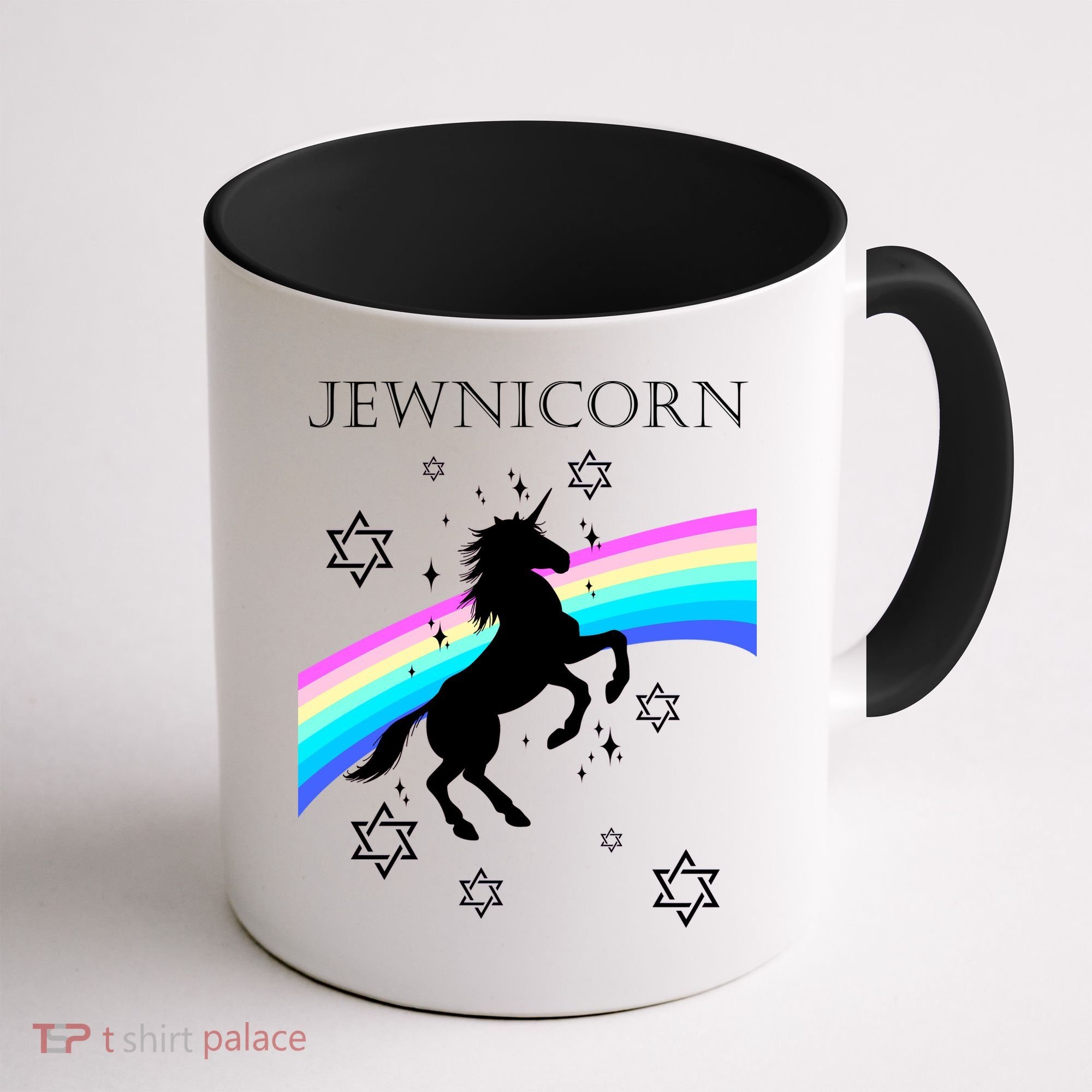 Jewnicorn Funny Hanukkah Unicorn Coffee Mug