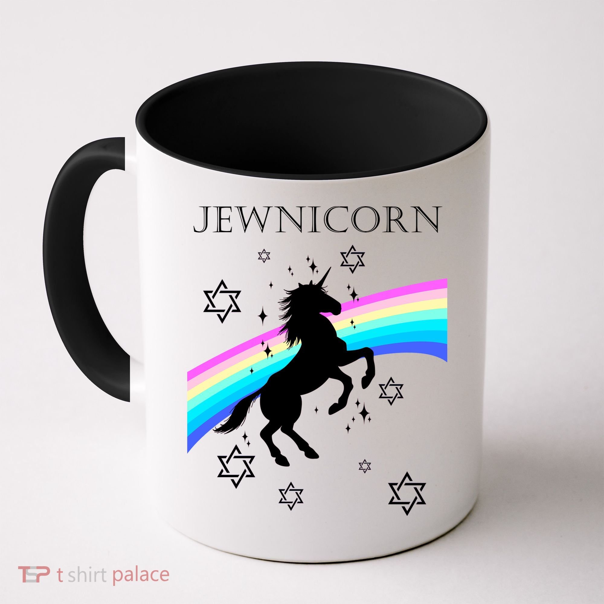 Jewnicorn Funny Hanukkah Unicorn Coffee Mug