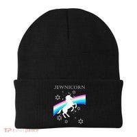 Jewnicorn Funny Hanukkah Unicorn Beanie thumb 0