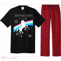 Jewnicorn Funny Hanukkah Unicorn Pajama Set thumb 0