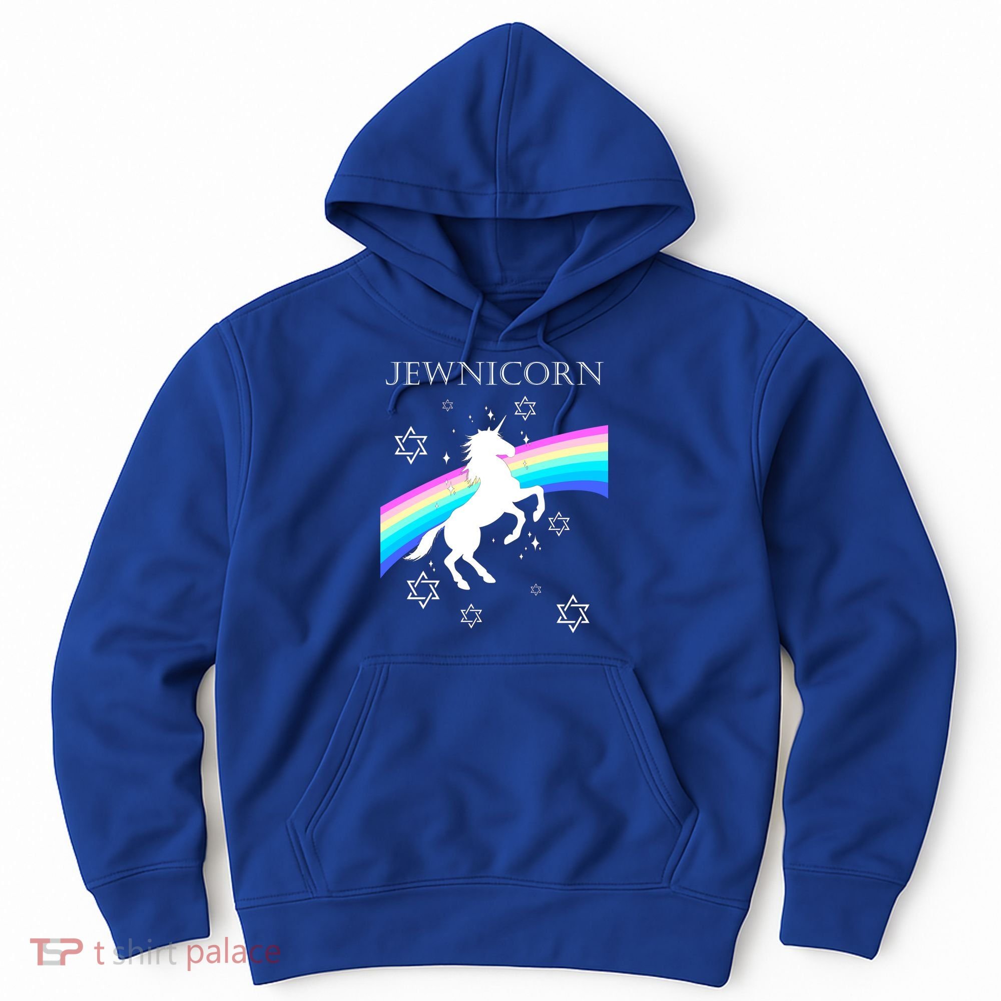 Jewnicorn Funny Hanukkah Unicorn Hoodie