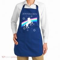 Jewnicorn Funny Hanukkah Unicorn Apron thumb 2