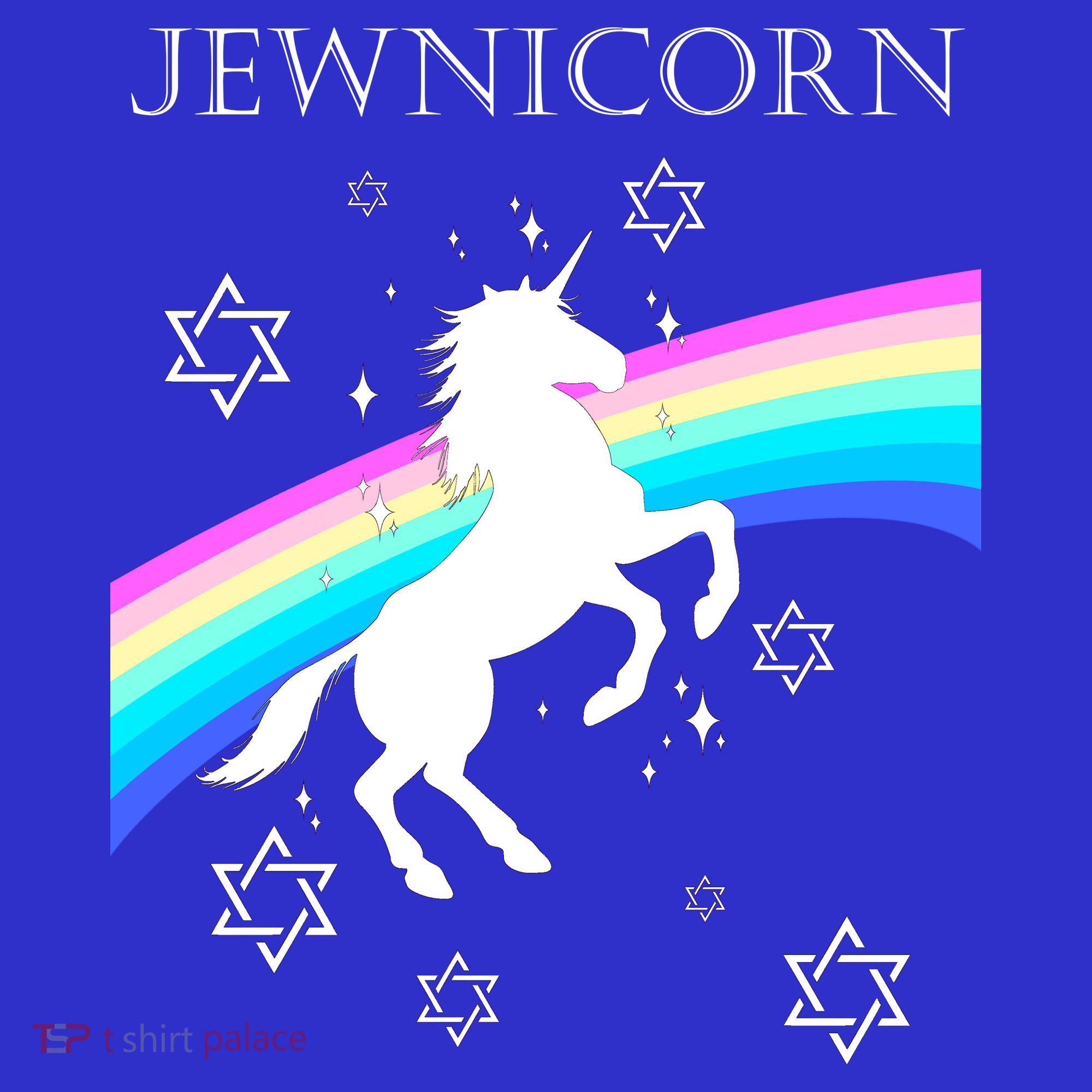 Jewnicorn Funny Hanukkah Unicorn Polo
