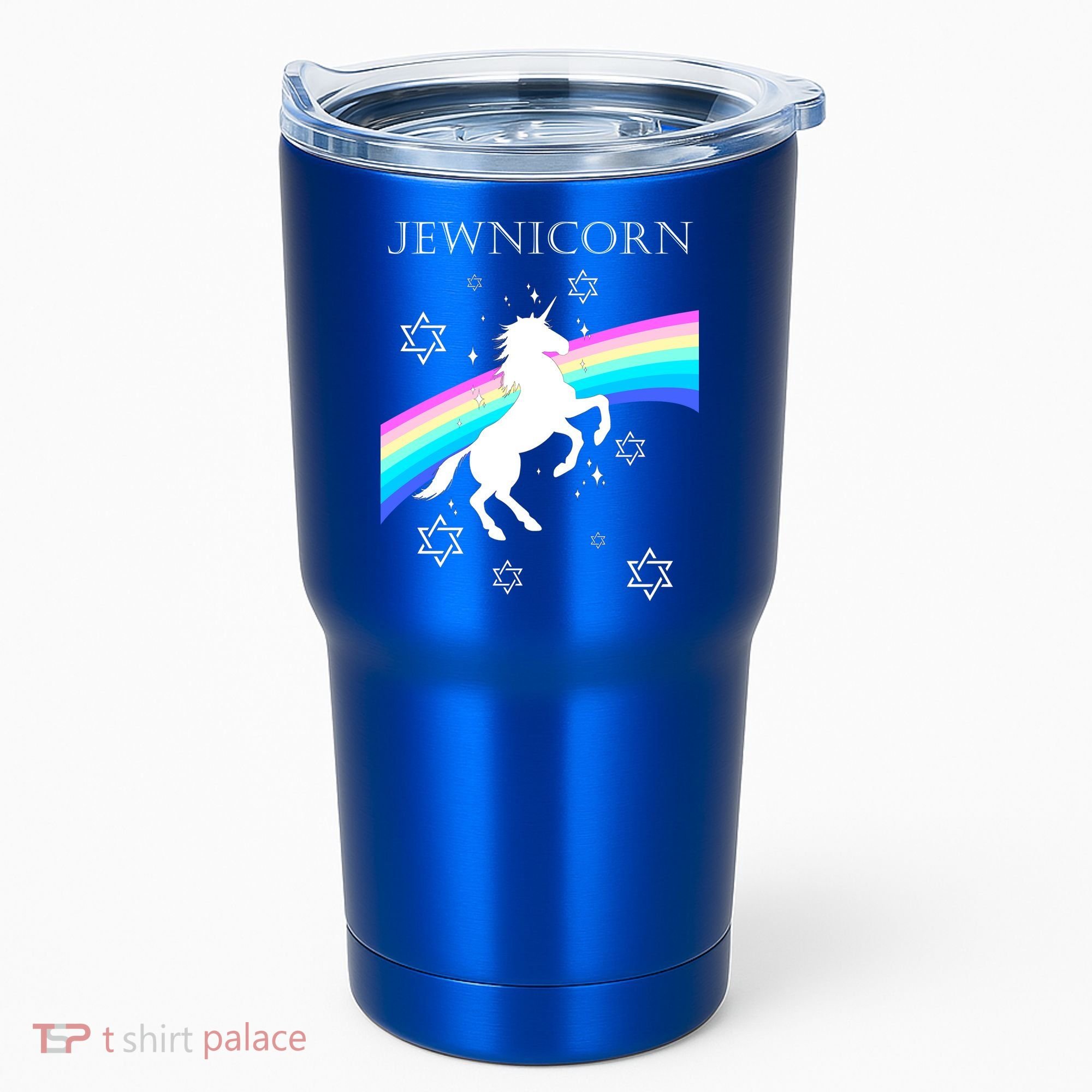 Jewnicorn Funny Hanukkah Unicorn Tumbler