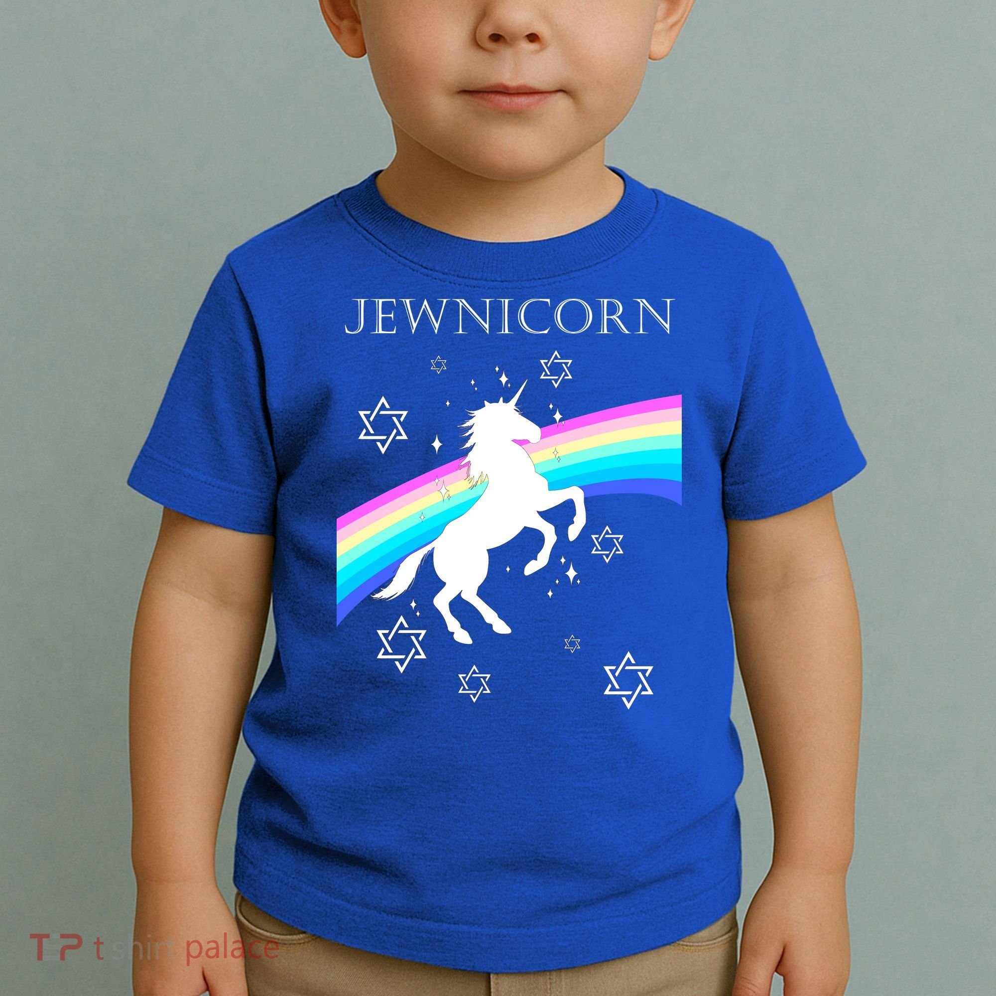 Jewnicorn Funny Hanukkah Unicorn Toddler T-Shirt