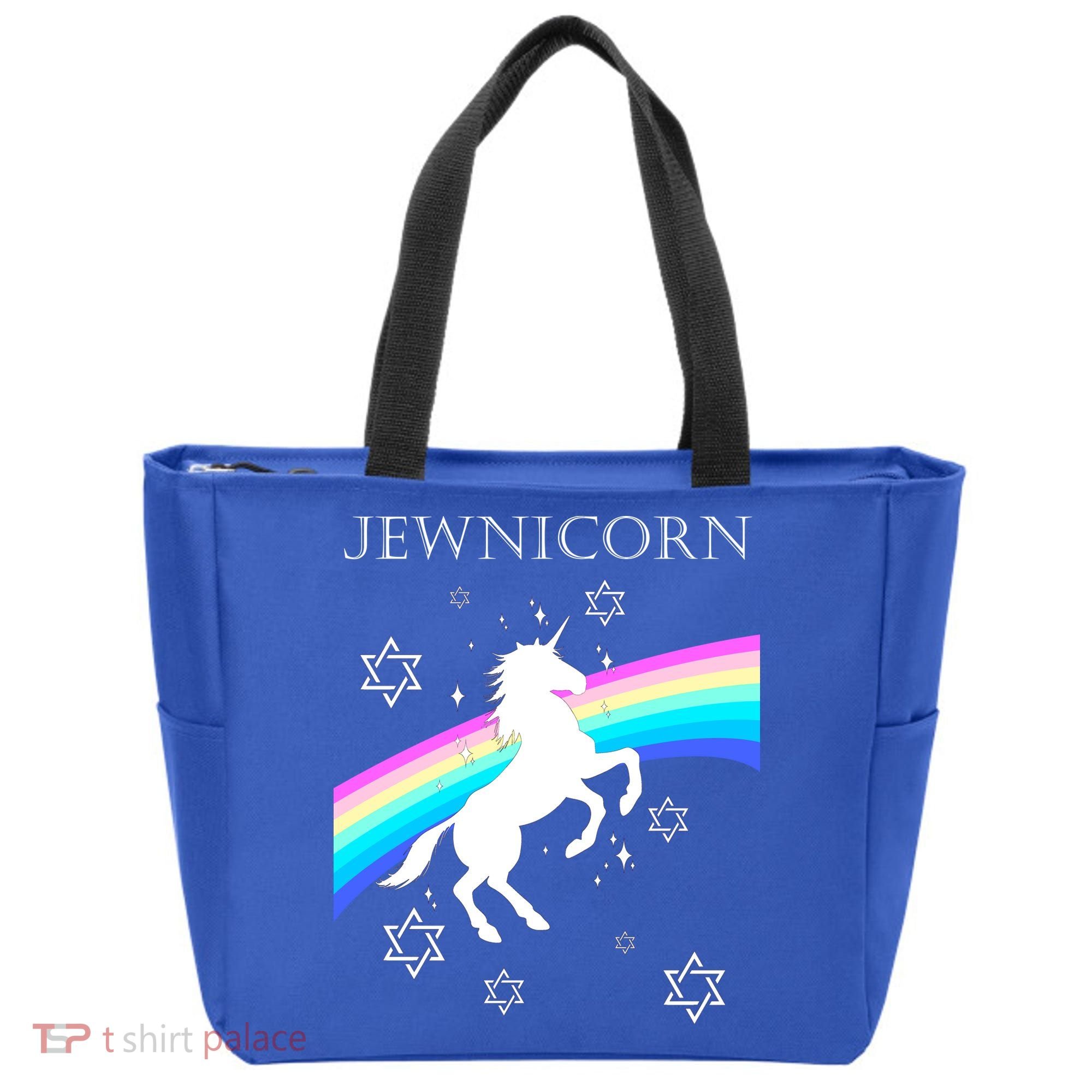 Jewnicorn Funny Hanukkah Unicorn Tote Bag