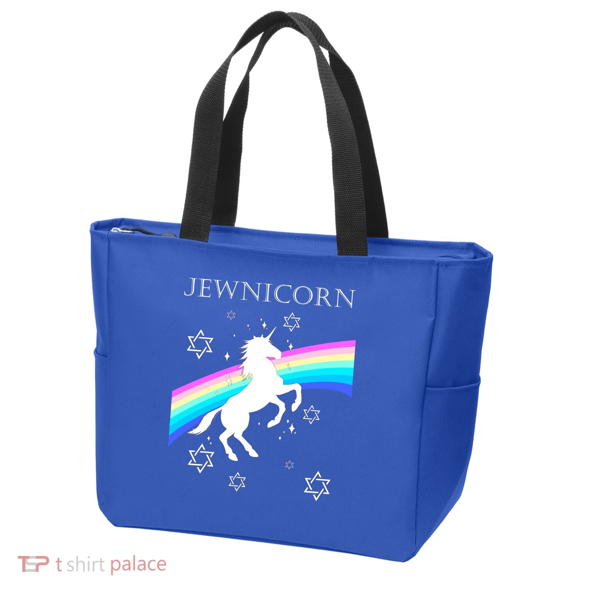 Jewnicorn Funny Hanukkah Unicorn Tote Bag
