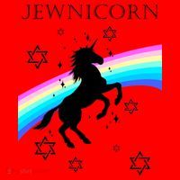 Jewnicorn Funny Hanukkah Unicorn Santa Hat thumb 1