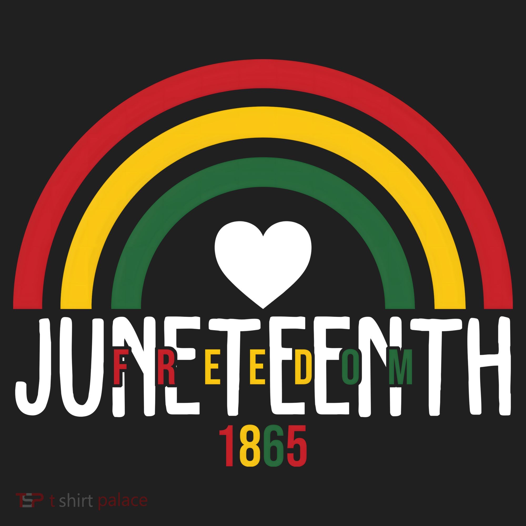 Juneteenth Freedom 1865 Rainbow Women's Sweatshirt