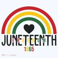 Juneteenth Freedom 1865 Rainbow Doggie Tank thumb 4