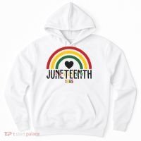 Juneteenth Freedom 1865 Rainbow Hoodie thumb 0