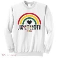 Juneteenth Freedom 1865 Rainbow Sweatshirt thumb 0