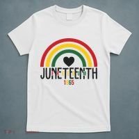 Juneteenth Freedom 1865 Rainbow T-Shirt thumb 5