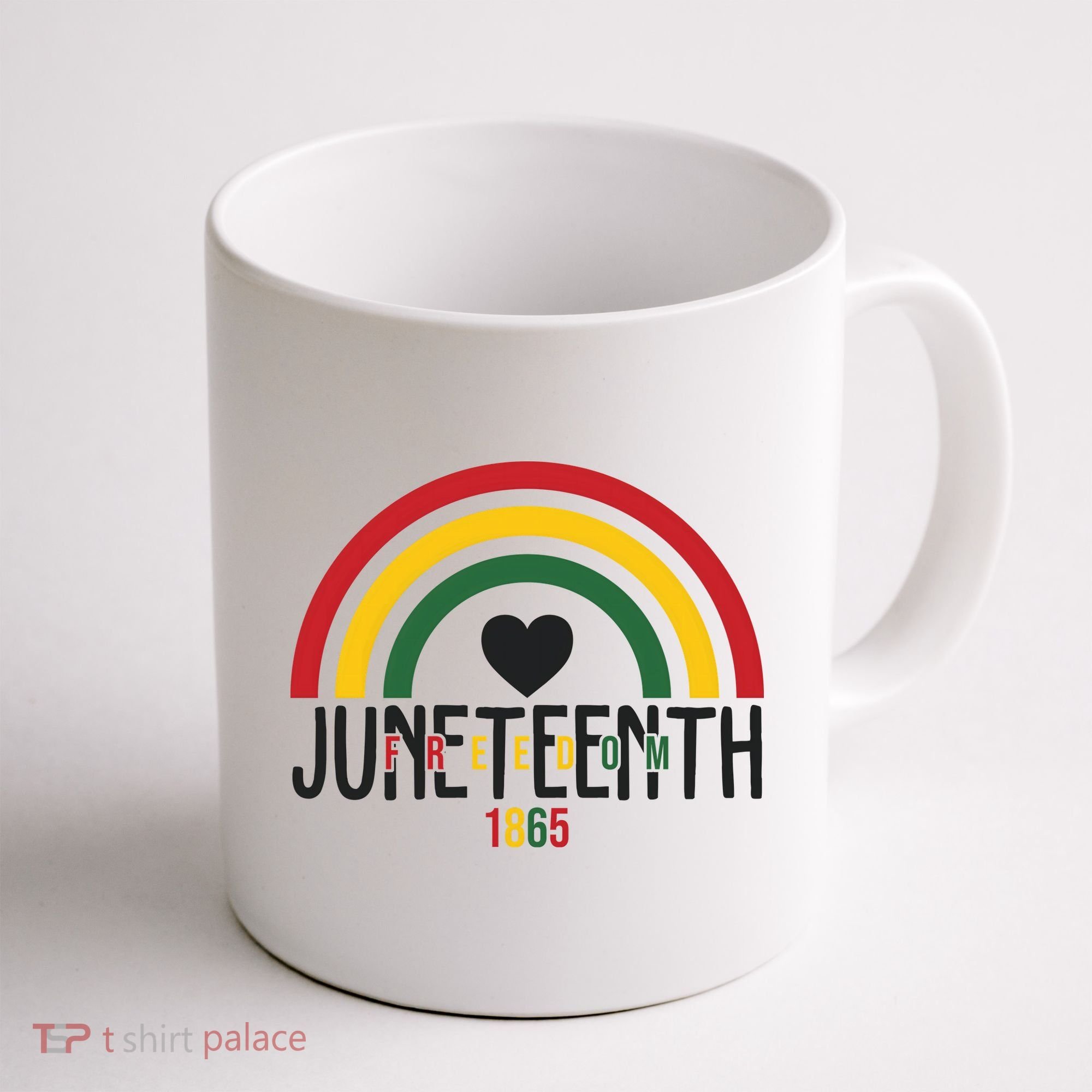 Juneteenth Freedom 1865 Rainbow Coffee Mug