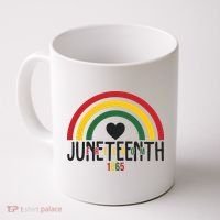 Juneteenth Freedom 1865 Rainbow Coffee Mug thumb 0