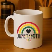 Juneteenth Freedom 1865 Rainbow Coffee Mug thumb 4
