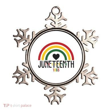 Juneteenth Freedom 1865 Rainbow Ornament