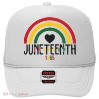 Juneteenth Freedom 1865 Rainbow Hat thumb 0