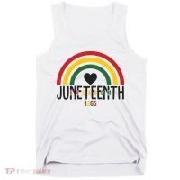 Juneteenth Freedom 1865 Rainbow Tank Top thumb 0