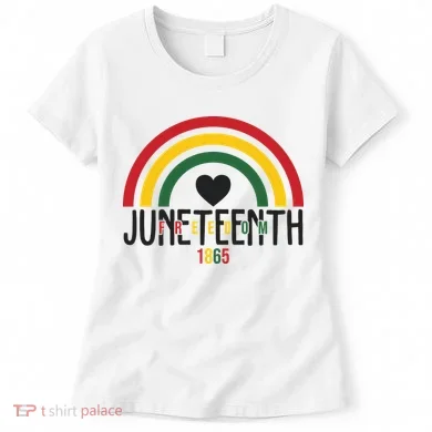 Juneteenth Freedom 1865 Rainbow Women's T-Shirt