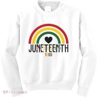 Juneteenth Freedom 1865 Rainbow Kids Sweatshirt thumb 0