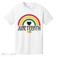 Juneteenth Freedom 1865 Rainbow Kids T-Shirt thumb 0
